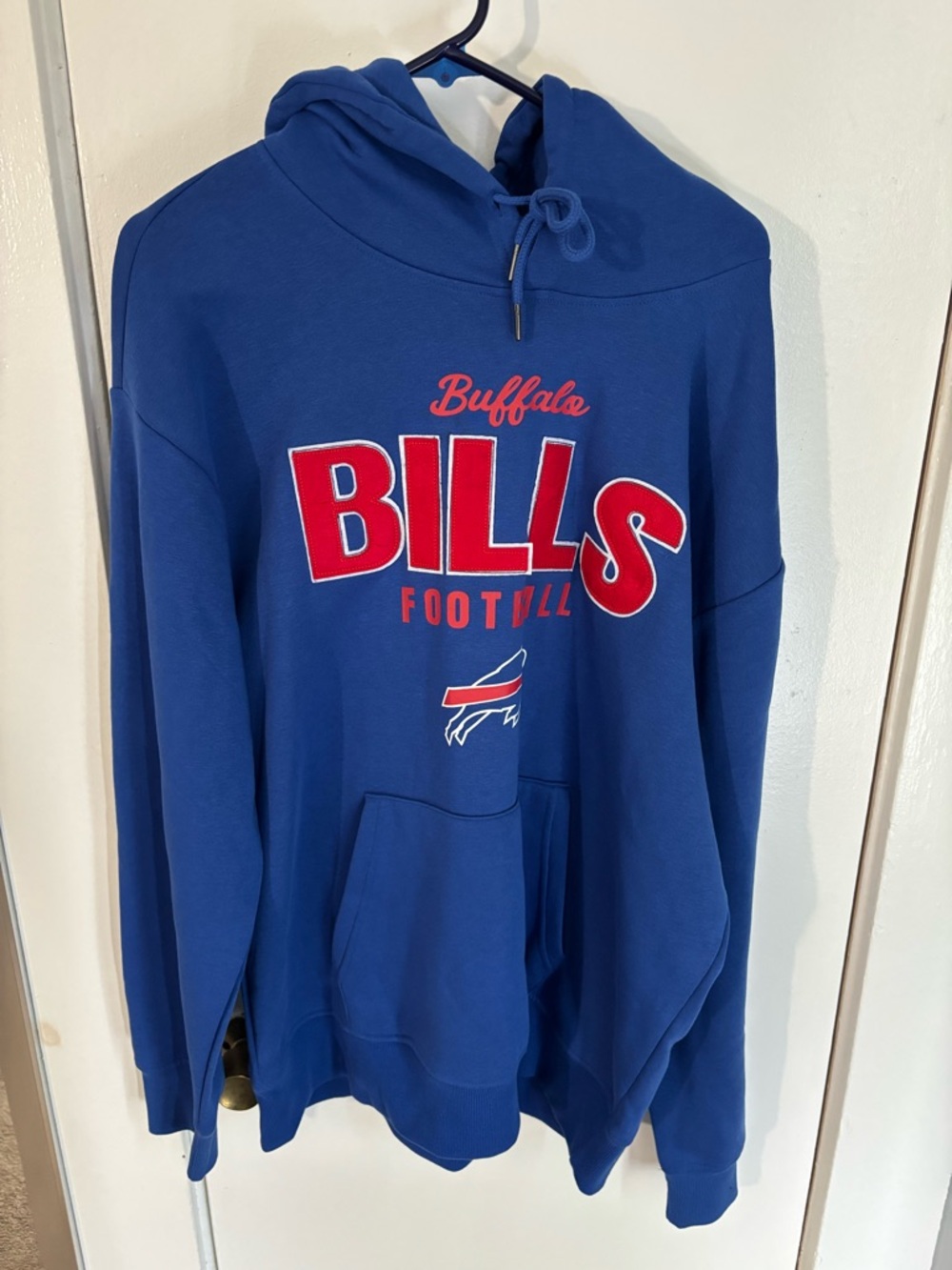 Buffalo Bills Blue Pullover Hoodie - Team Logo Sweater